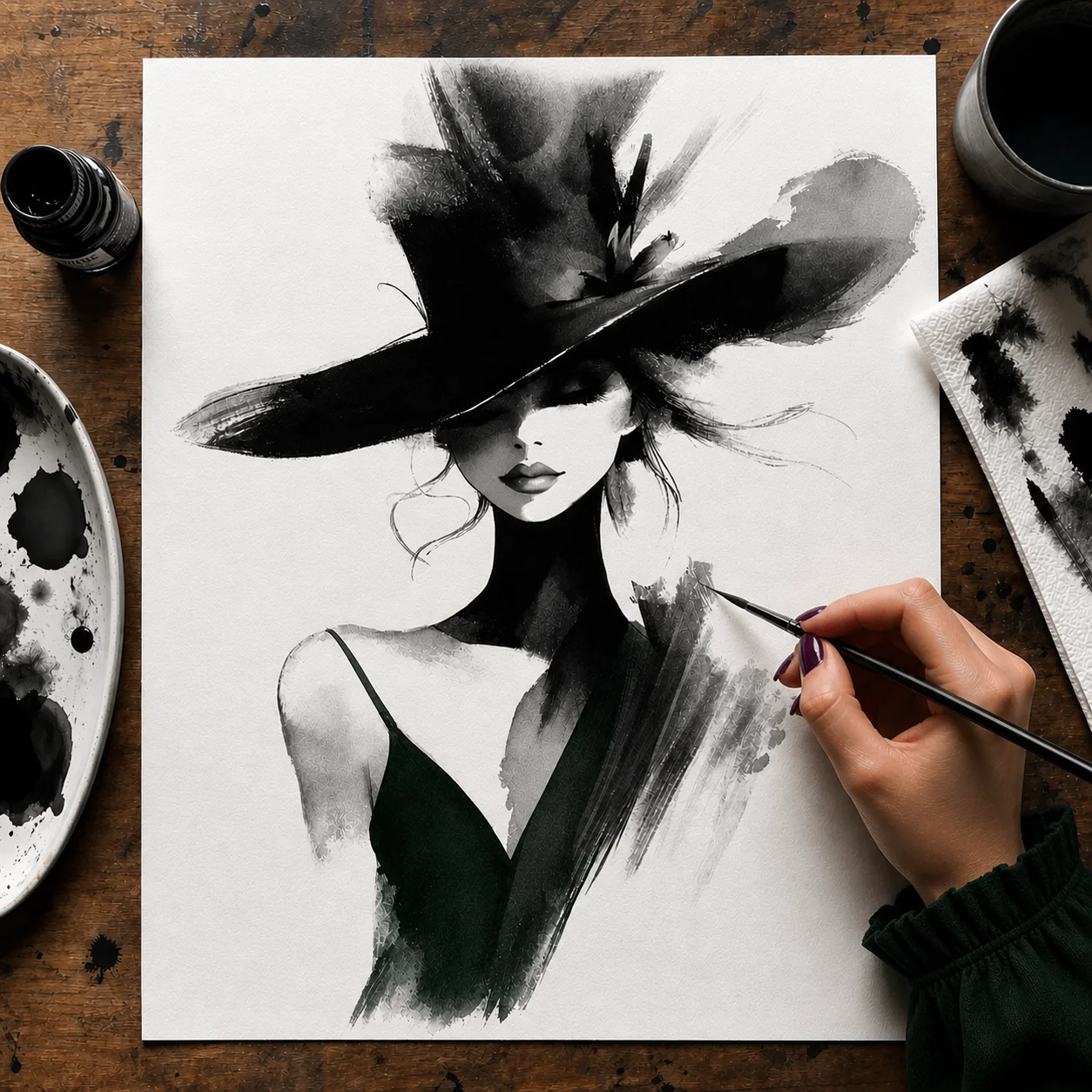 Watercolor Fashion